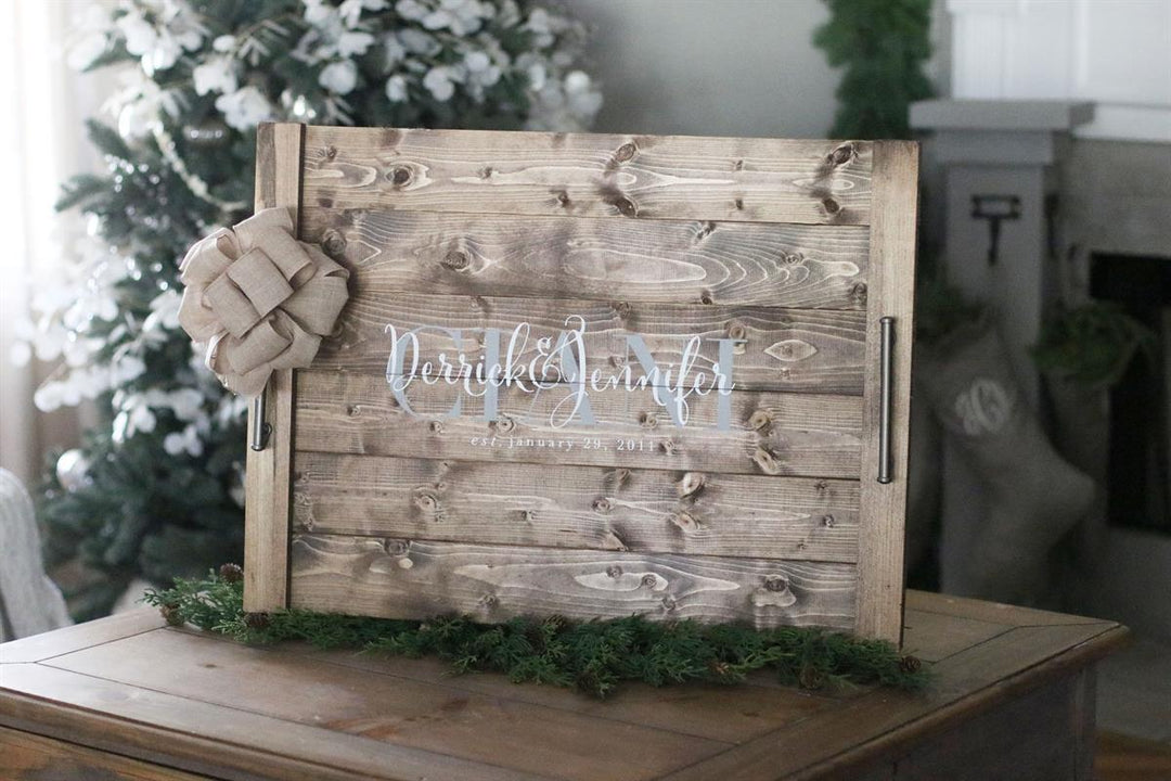 Easy to Build Personalized Kitchen Tray - The PERFECT Gift!