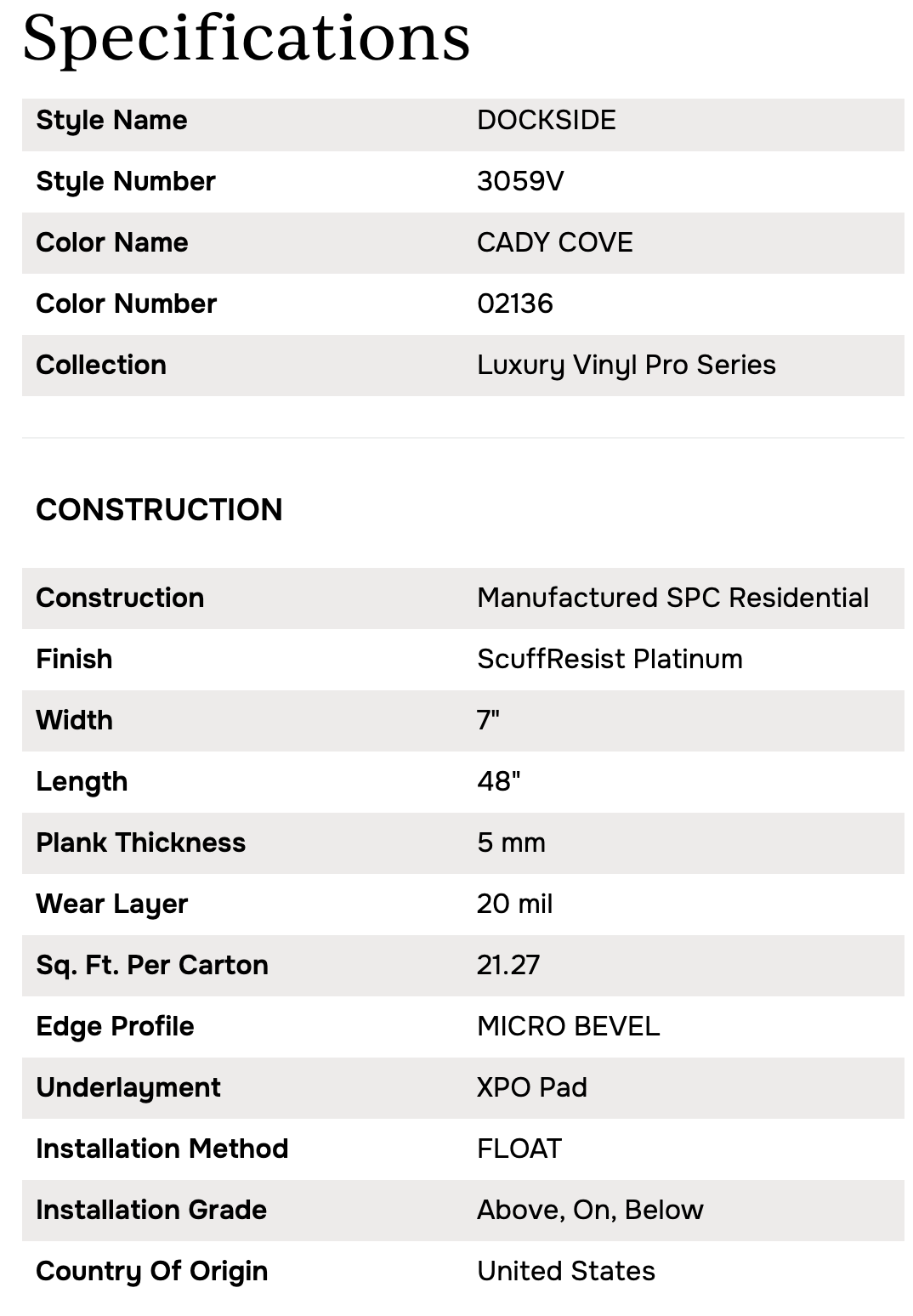 Dockside Cady Cove Flooring by Shaw