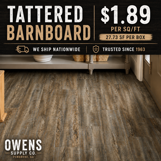 Tattered Barnboard 27.73SF - Shaw